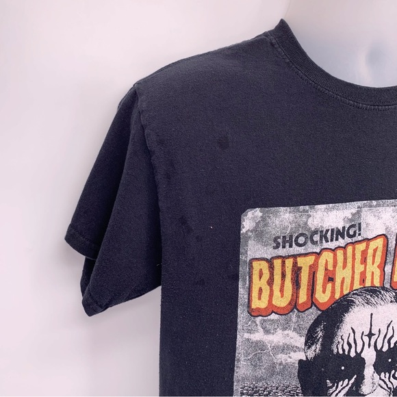 Butcher Babies Black and White Graphic Band T-Shirt Size M - Picture 10 of 10